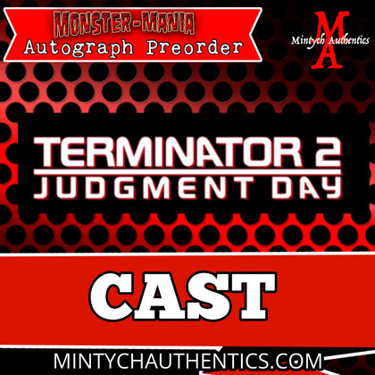 LINDA HAMILTON & EDWARD FURLONG DUAL Monster-Mania 66 Autograph Preorder