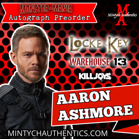 Aaron Ashmore Monster-Mania Autograph Preorder