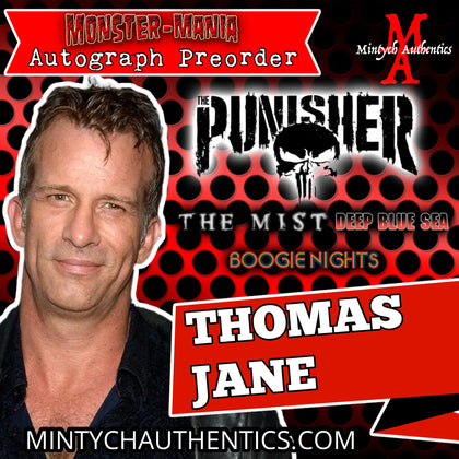 Thomas Jane Monster-Mania Autograph Preorder