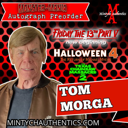 Tom Morga Monster-Mania Autograph Preorder