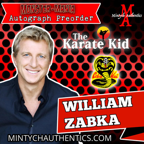 William Zabka Monster-Mania Autograph Preorder