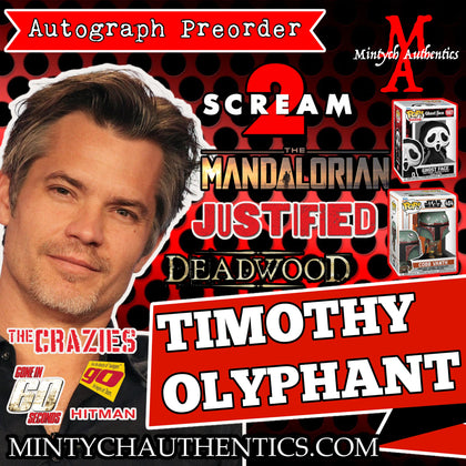 Timothy Olyphant Autograph Preorder