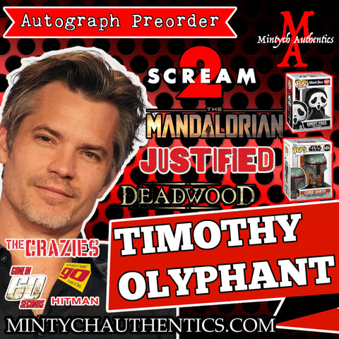 Timothy Olyphant Autograph Preorder