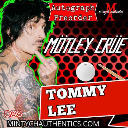 Tommy Lee Autograph Preorder