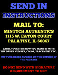 Geezer Butler SEND IN Autograph Preorder (HorrorHound)