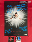 ABIGAIL_037 - 11x17 Photo Autographed By Alisha Weir, Kevin Durand, Melissa Barrera & Kathryn Newton