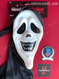 ABRAHAMS_008 - Ghost Face Fun World Scary Movie Mask Autographed By Jon Abrahams