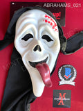 ABRAHAMS_021 - Ghost Face Fun World Scary Movie Mask Autographed By Jon Abrahams