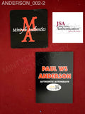 ANDERSON_002 - Paul WS Anderson Custom Trading Card Autographed By Paul WS Anderson