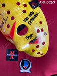 ARI_002 - Jason Voorhees Hockey Mask Mask Autographed By Ari Lehman