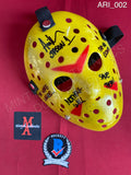 ARI_002 - Jason Voorhees Hockey Mask Mask Autographed By Ari Lehman