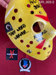ARI_003 - Jason Voorhees Hockey Mask Mask Autographed By Ari Lehman