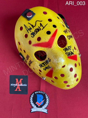 ARI_003 - Jason Voorhees Hockey Mask Mask Autographed By Ari Lehman