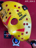 ARI_004 - Jason Voorhees Hockey Mask Mask Autographed By Ari Lehman