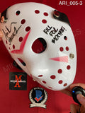 ARI_005 - Jason Voorhees Hockey Mask Mask Autographed By Ari Lehman