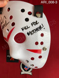 ARI_008 - Jason Voorhees Hockey Mask Mask (IMPERFECT) Autographed By Ari Lehman