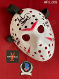ARI_009 - Jason Voorhees Hockey Mask Mask Autographed By Ari Lehman