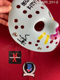 ARI_011 - Jason Voorhees Hockey Mask Mask Autographed By Ari Lehman