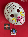 ARI_011 - Jason Voorhees Hockey Mask Mask Autographed By Ari Lehman