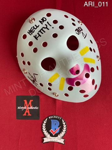 ARI_011 - Jason Voorhees Hockey Mask Mask Autographed By Ari Lehman