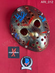 ARI_012 - Jason Voorhees Hockey Mask Mask Autographed By Ari Lehman