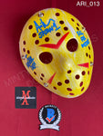ARI_013 - Jason Voorhees Hockey Mask Mask Autographed By Ari Lehman