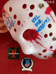 ARI_014 - Jason Voorhees Hockey Mask Mask Autographed By Ari Lehman