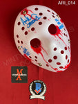 ARI_014 - Jason Voorhees Hockey Mask Mask Autographed By Ari Lehman