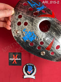ARI_015 - Jason Voorhees Hockey Mask Mask Autographed By Ari Lehman