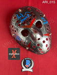 ARI_015 - Jason Voorhees Hockey Mask Mask Autographed By Ari Lehman