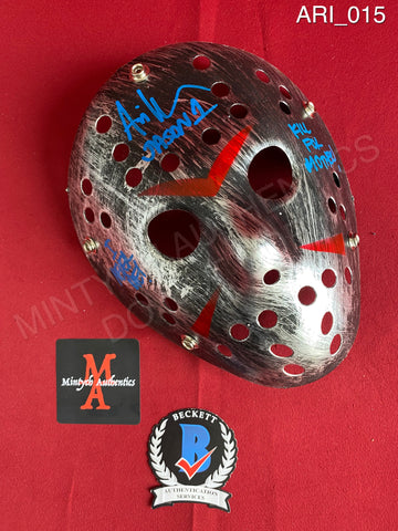 ARI_015 - Jason Voorhees Hockey Mask Mask Autographed By Ari Lehman