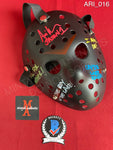 ARI_016 - Jason Voorhees Hockey Mask Mask Autographed By Ari Lehman