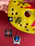 ARI_019 - Jason Voorhees Hockey Mask Mask Autographed By Ari Lehman