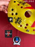 ARI_019 - Jason Voorhees Hockey Mask Mask Autographed By Ari Lehman