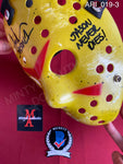 ARI_019 - Jason Voorhees Hockey Mask Mask Autographed By Ari Lehman