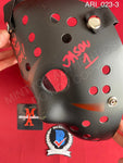 ARI_023 - Jason Voorhees Hockey Mask Mask Autographed By Ari Lehman