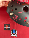 ARI_024 - Jason Voorhees Hockey Mask Mask Autographed By Ari Lehman