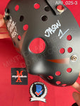 ARI_025 - Jason Voorhees Hockey Mask Mask Autographed By Ari Lehman