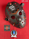 ARI_025 - Jason Voorhees Hockey Mask Mask Autographed By Ari Lehman