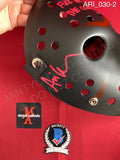 ARI_030 - Jason Voorhees Hockey Mask Mask Autographed By Ari Lehman