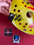 ARI_031 - Jason Voorhees Hockey Mask Mask Autographed By Ari Lehman