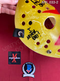 ARI_033 - Jason Voorhees Hockey Mask Mask Autographed By Ari Lehman