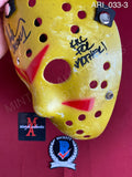ARI_033 - Jason Voorhees Hockey Mask Mask Autographed By Ari Lehman