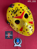 ARI_033 - Jason Voorhees Hockey Mask Mask Autographed By Ari Lehman