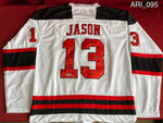 ARI_095 - Jason Voorhees Hockey Jersey Autographed By Ari Lehman