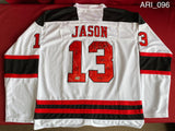 ARI_096 - Jason Voorhees Hockey Jersey Autographed By Ari Lehman