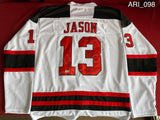 ARI_098 - Jason Voorhees Hockey Jersey Autographed By Ari Lehman