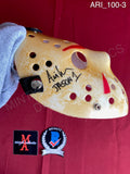 ARI_100 - Jason Voorhees Hockey MaskÊ Jason Voorhees Hockey Mask Autographed By Ari Lehman