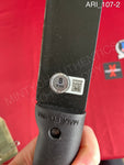 ARI_107 - Black Steel 18" Machete Autographed By Ari Lehman