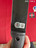 ARI_108 - Black Steel 18" Machete Autographed By Ari Lehman